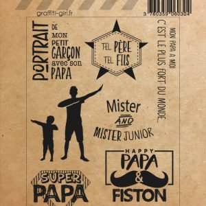 Tampons Transparents Papa au Top