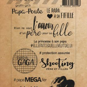 Tampons Transparents Papa Gaga