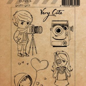 Tampons Transparents Personnages Cutes