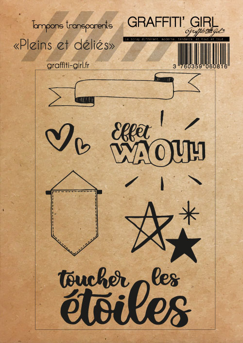 Tampons Transparents Pleins et déliés