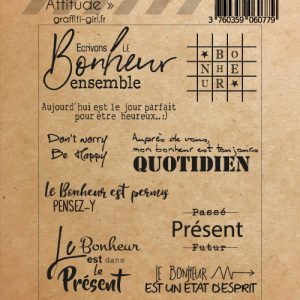 Tampons Transparents Positive Attitude