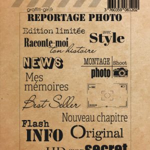 Tampons Transparents Raconte-moi