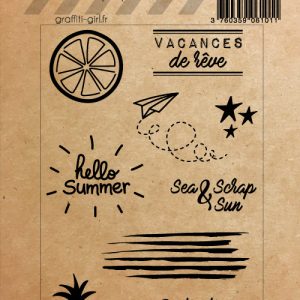 Tampons Transparents Sous les tropiques