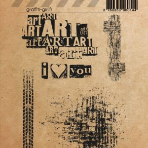 Tampons Transparents I love you