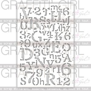 Pochoir Alpha grunge