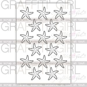 Pochoir Etoiles-de-mer