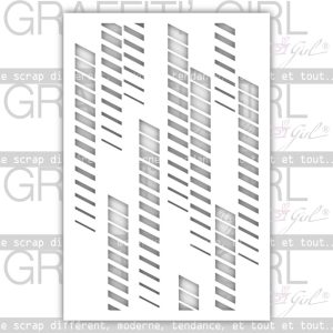 Pochoir Diagonales