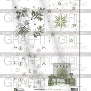 Planche de rhodoïd Noël enchanté