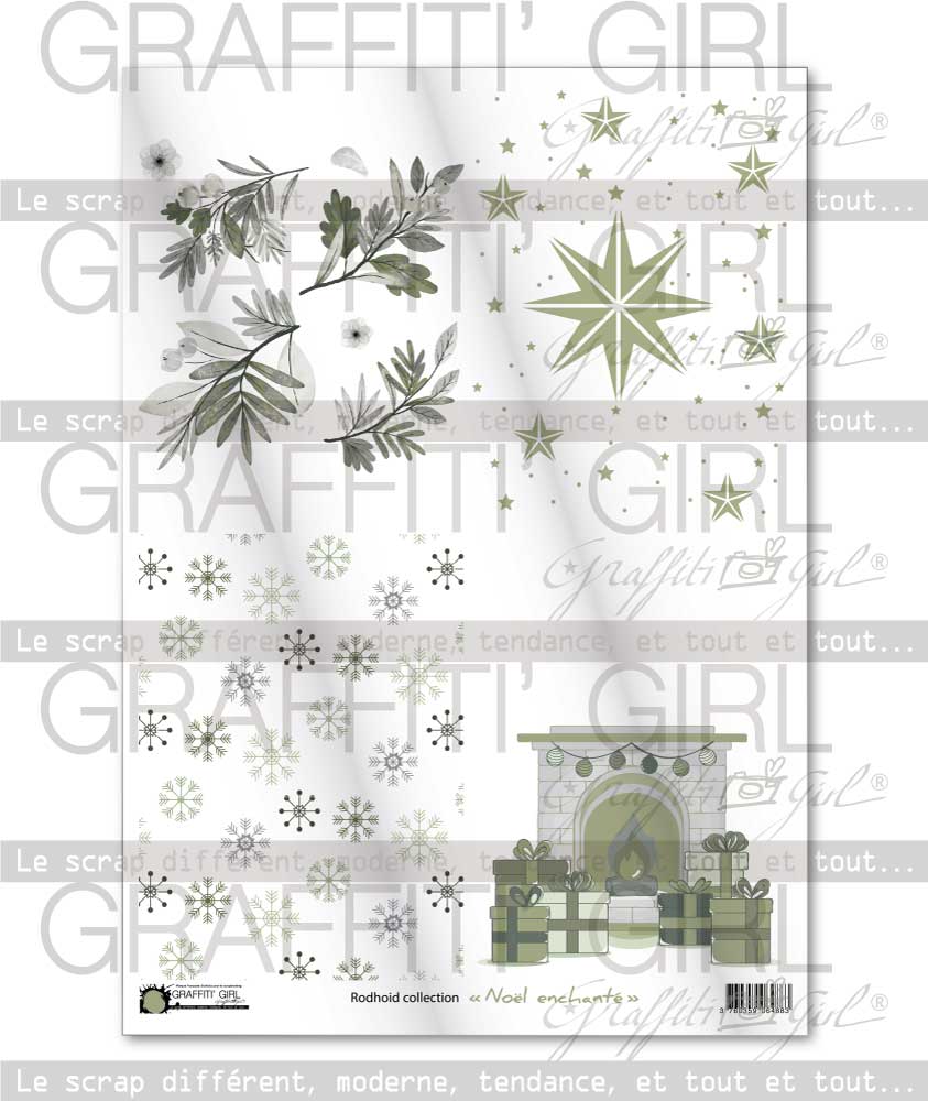 Planche de rhodoïd Noël enchanté – Image 2