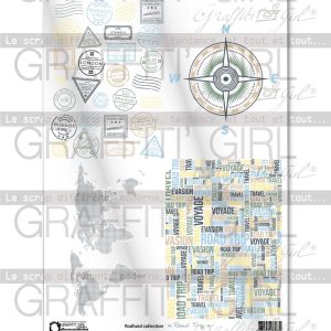 Planche de rhodoïd Road Trip