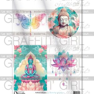 Planche de rhodoïd Sérénité astrale