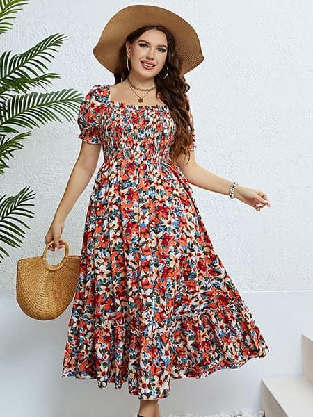 Robe fleurie grande taille – Image 2