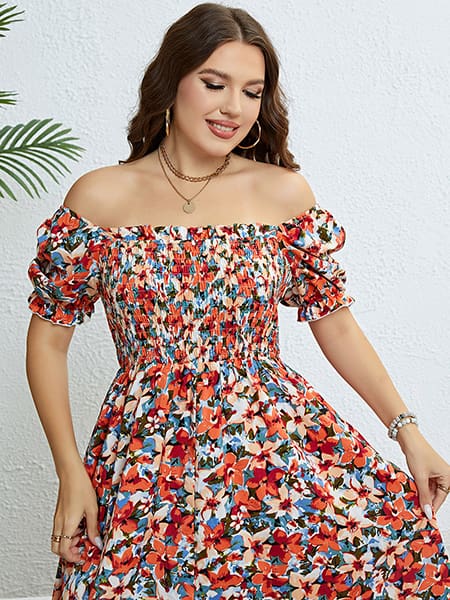 Robe fleurie grande taille – Image 5