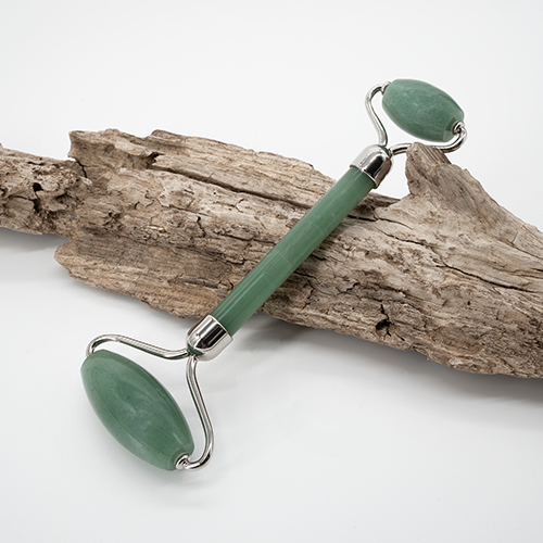 Roller facial en pierre naturelle de jade – Rituel beauté NILDOR – Image 3