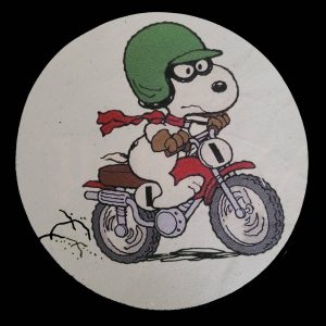 Snoopy Vintage motocross