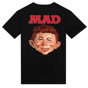 T-shirt "MAD 1" in memory of MAD magazine creators BLACK