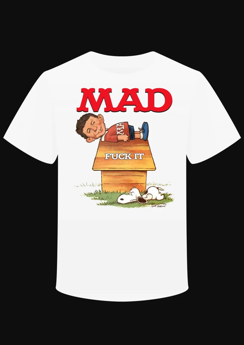 T-shirt "MAD 2" in loving memory of the MAD magazine creators BLANC