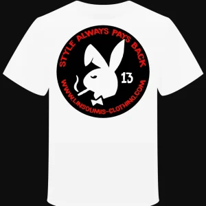 T-shirt " Style always pays back" WHITE RABBIT SMOKE