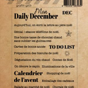 Tampons Transparents Daily December