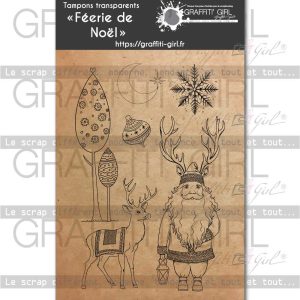 Tampons Transparents Féerie de Noël