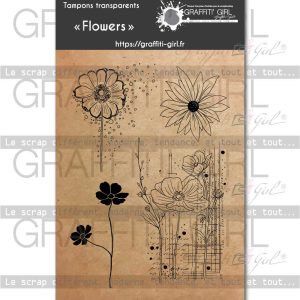 Tampons Transparents Flowers