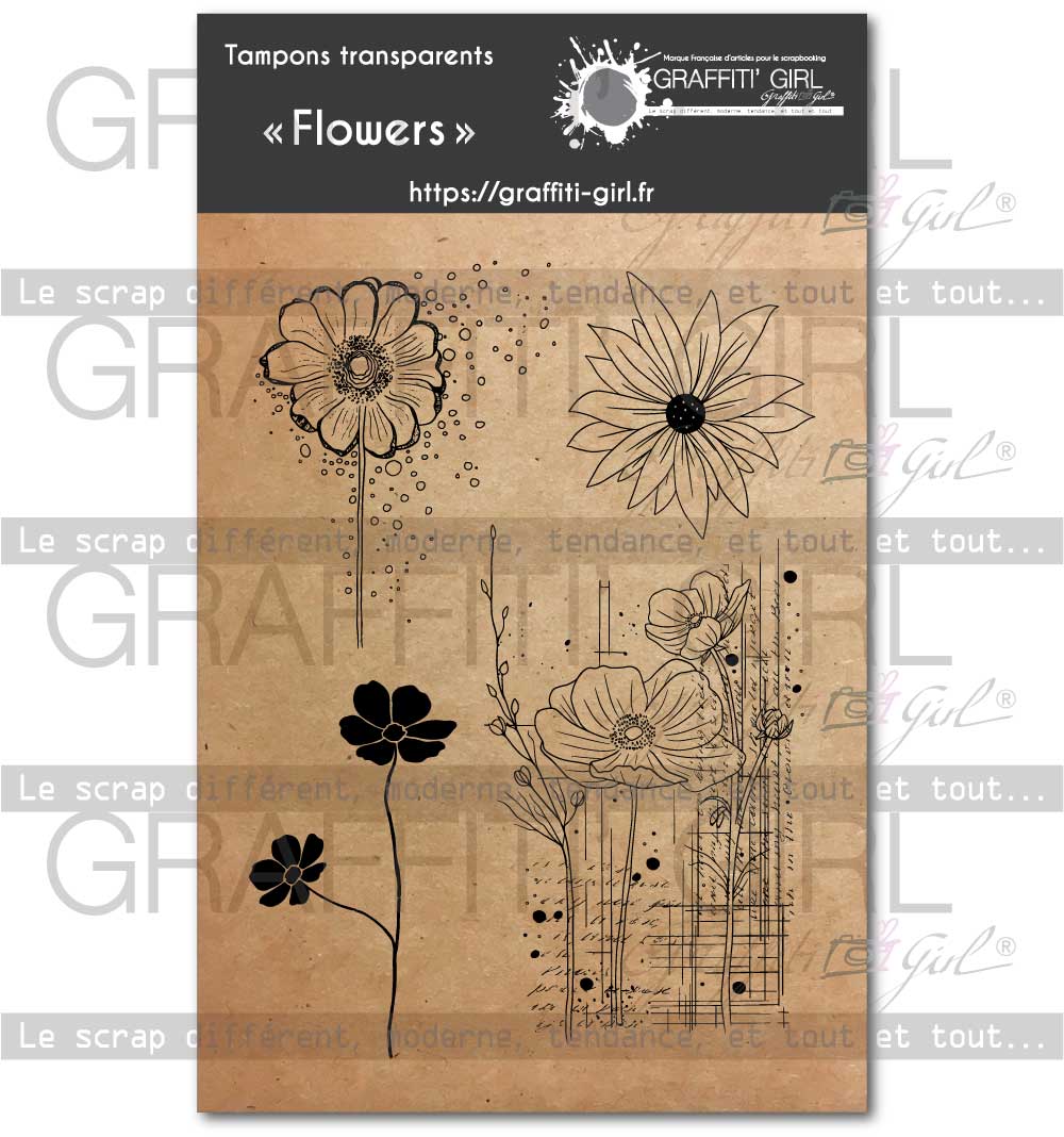 Tampons Transparents Flowers – Image 2