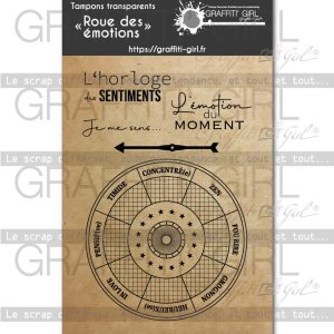 Tampons Transparents Roue des émotions
