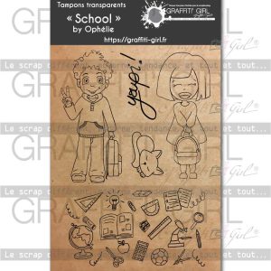 Tampons Transparents School