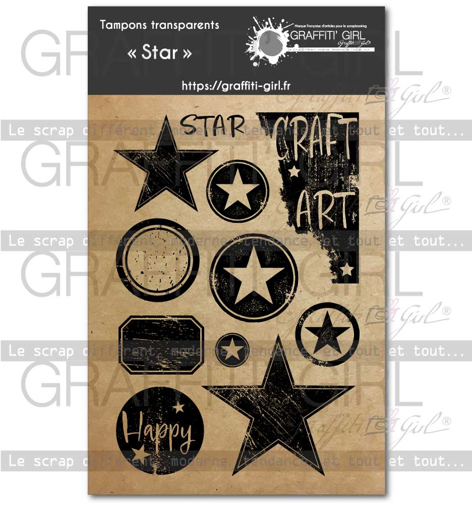 Tampons Transparents Star