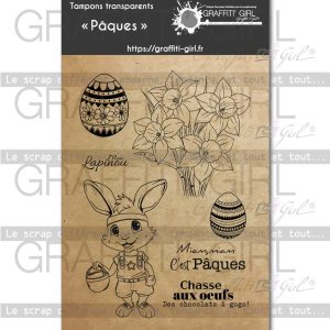 Tampons Transparents Pâques