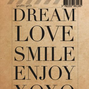 Tampons Transparents Titres Anglais