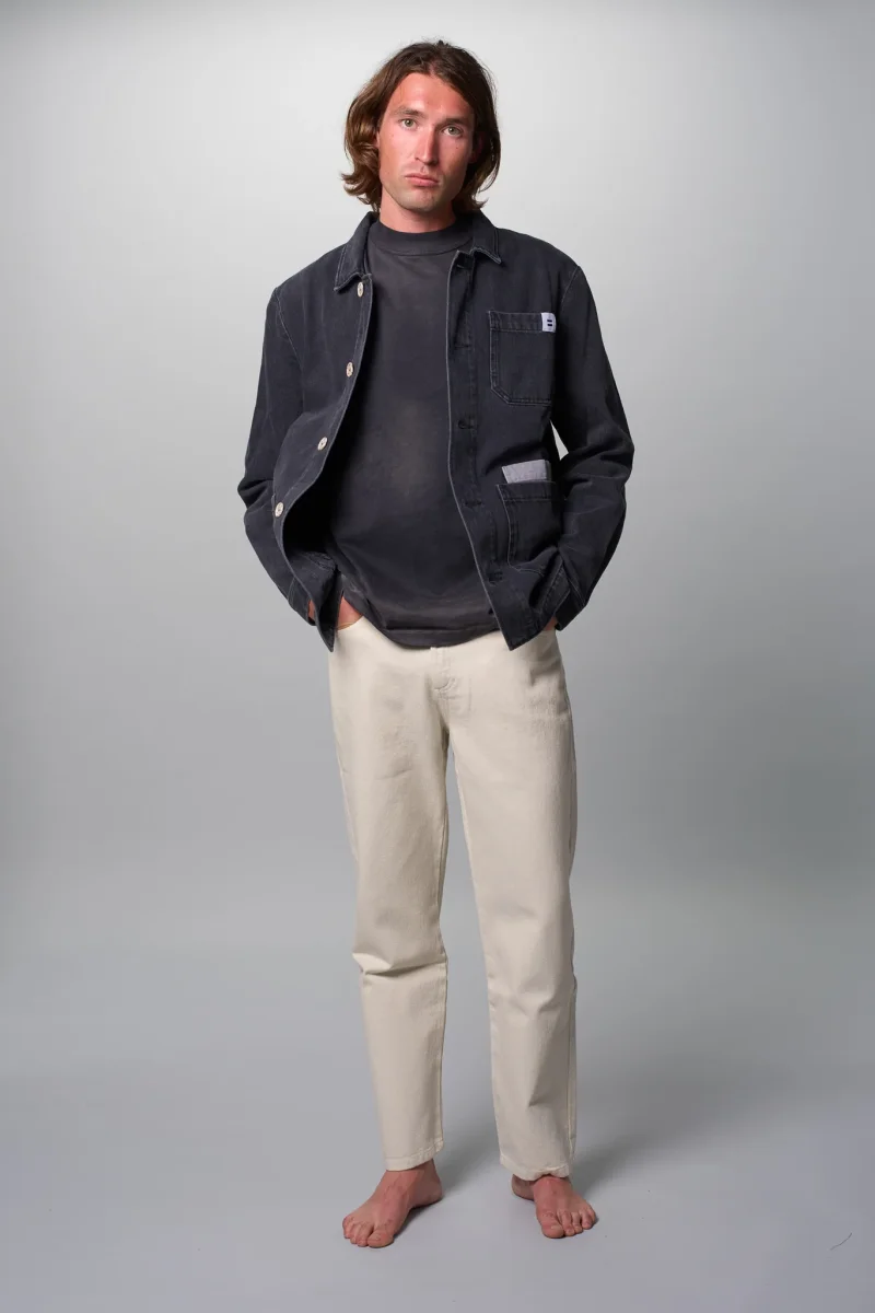 VESTE WORKER DENIM ANTHRACITE – Image 6