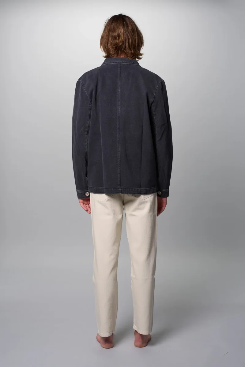 VESTE WORKER DENIM ANTHRACITE – Image 8