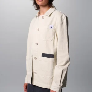 VESTE WORKER DENIM OFF WHITE