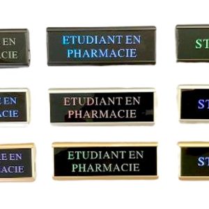 Badge led multicolore autre personnel de la pharmacie