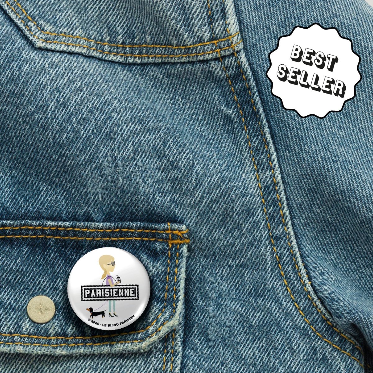 BADGE 32 MM - DESIGN INSPIRÉ DU MÉTRO PARISIEN - VINYLE – Image 3