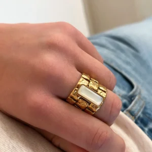 Ohiana - Bague large ajustable