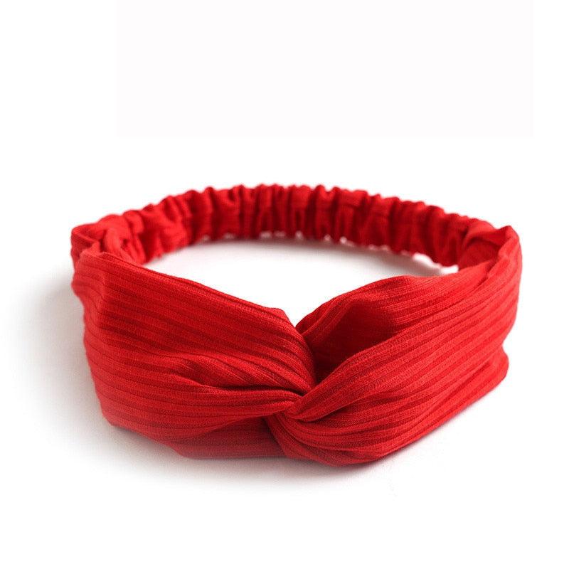 Bandeau à nœud croisé coton – Image 7