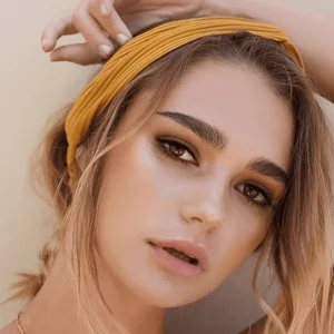 Bandeau à nœud croisé coton