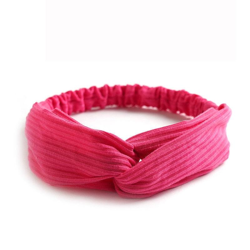 Bandeau à nœud croisé coton – Image 6