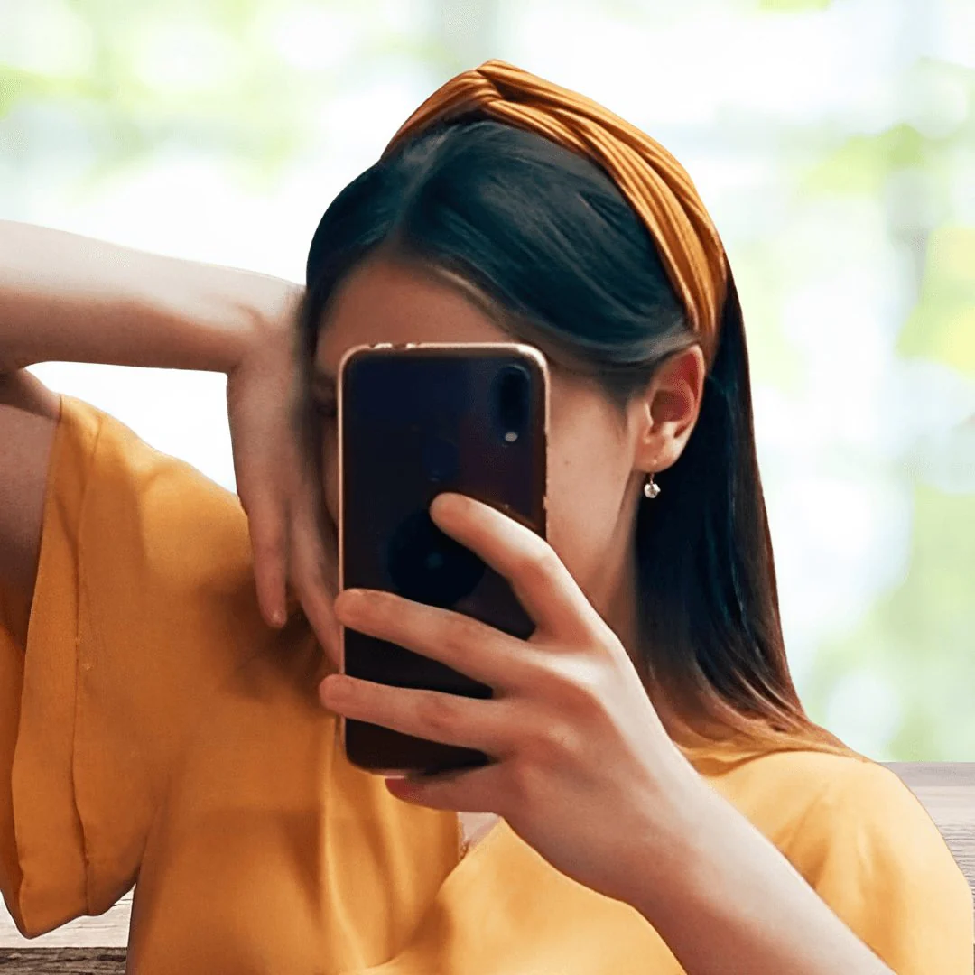 Bandeau à nœud croisé coton – Image 8