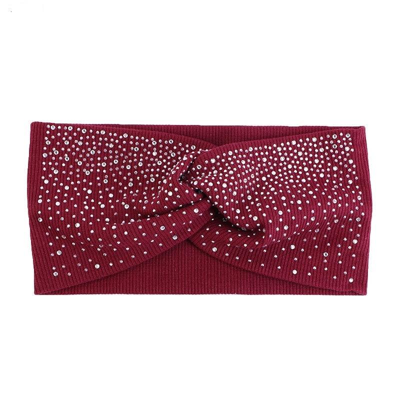 Bandeau en coton avec des strass – Image 4