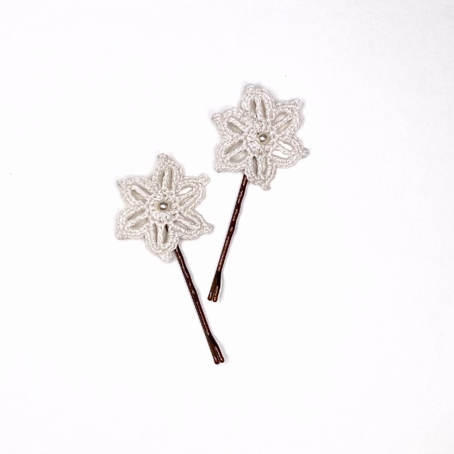 Barrette cheveux fleur ou étoile – Image 6