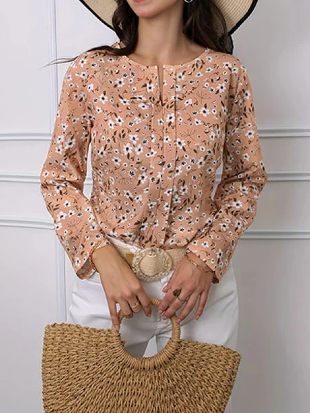 Blouse chemisier fleurie – Image 4