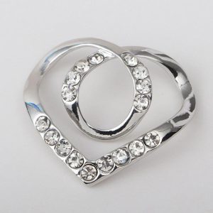 Boucle de foulard cœur