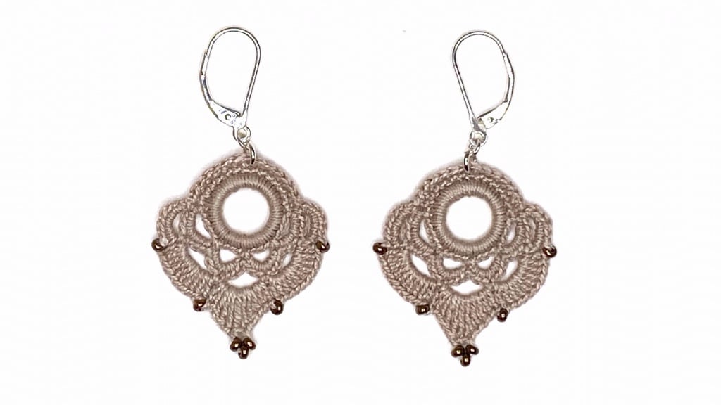 Boucles d’oreilles pendantes Cœur – Image 4