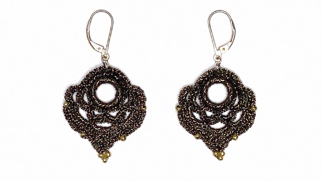 Boucles d’oreilles pendantes Cœur – Image 6