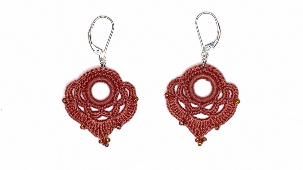 Boucles d’oreilles pendantes Cœur – Image 5