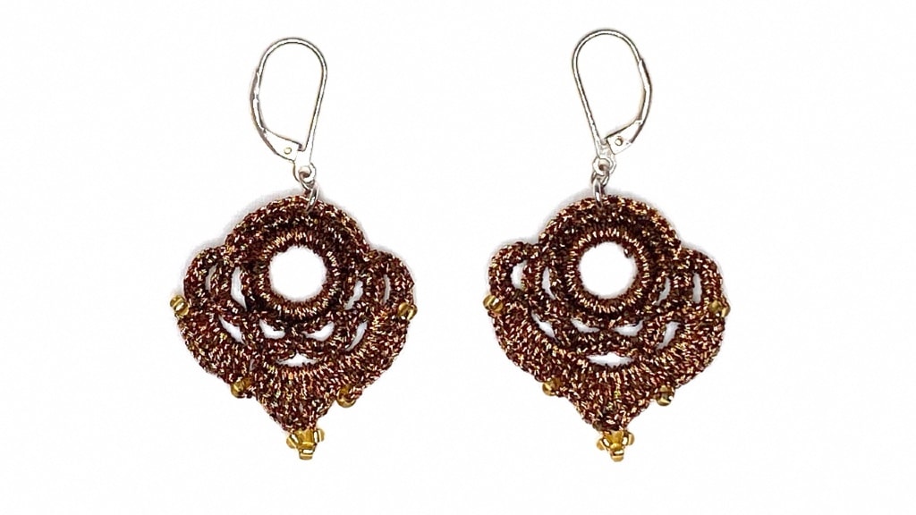 Boucles d’oreilles pendantes Cœur – Image 7