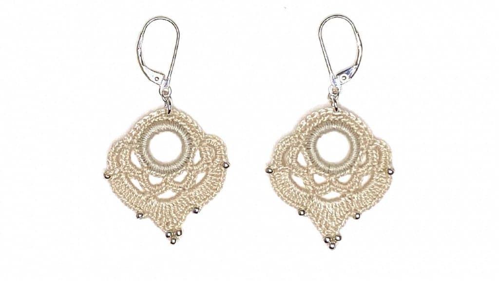 Boucles d’oreilles pendantes Cœur – Image 8